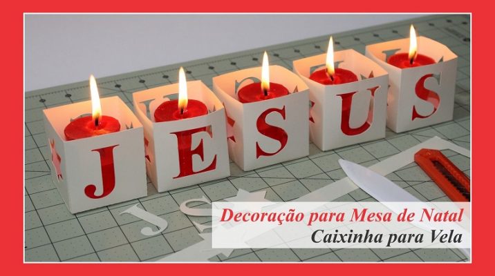 caixinha para velas jesus
