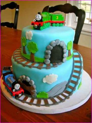 trem thomas bolo de aniversário