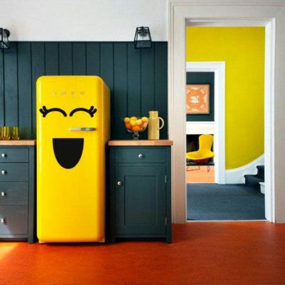 geladeira tom-amarelo